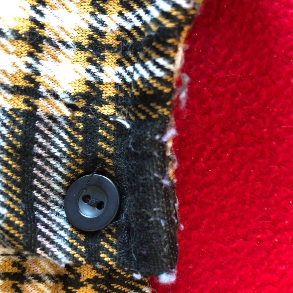 Nannette Baby Girl Dress Fall Plaid Black White Gold Brown Size 3T - Picture 6 of 15